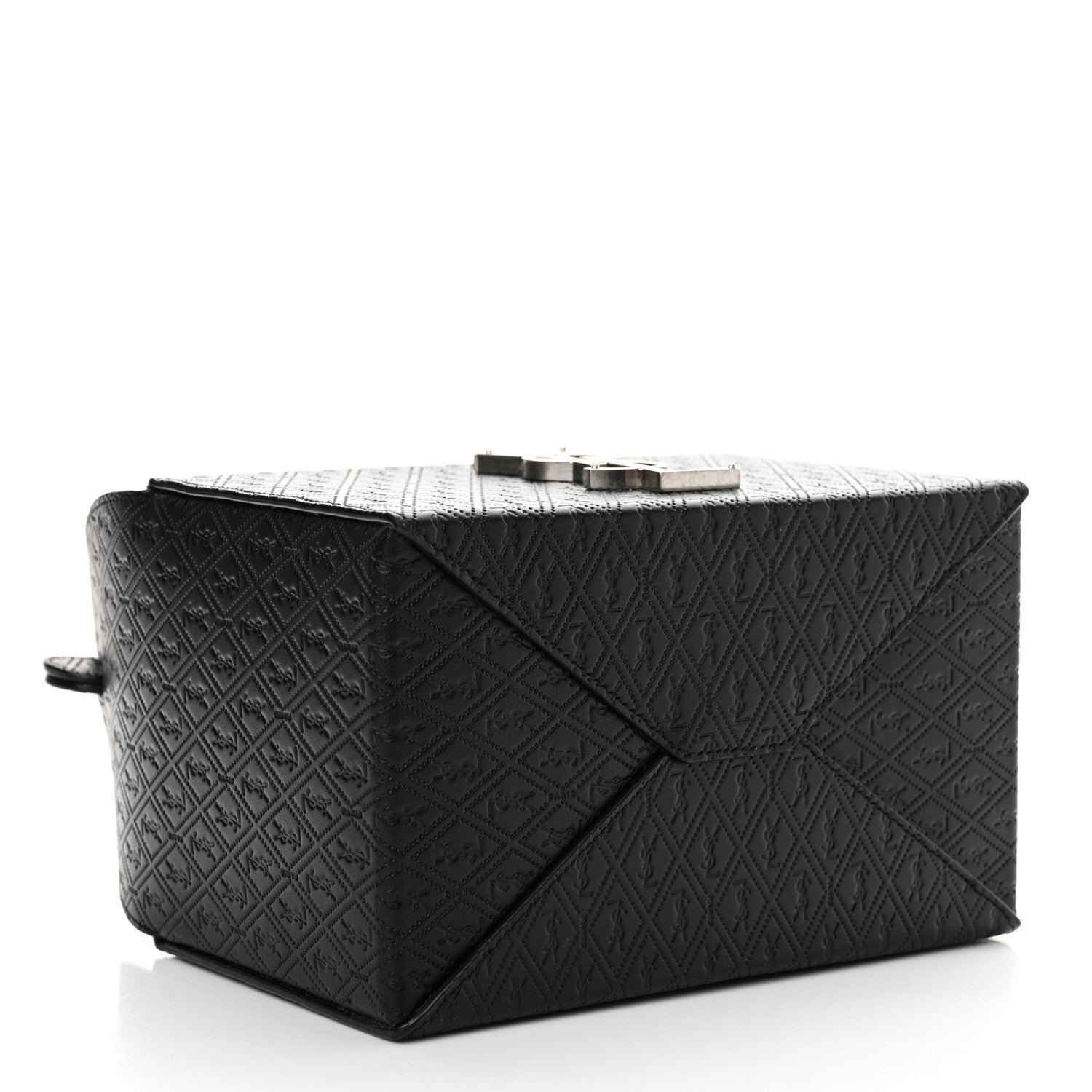 Saint Laurent Calfskin Monogram Take Away Box Black 4 of 10
