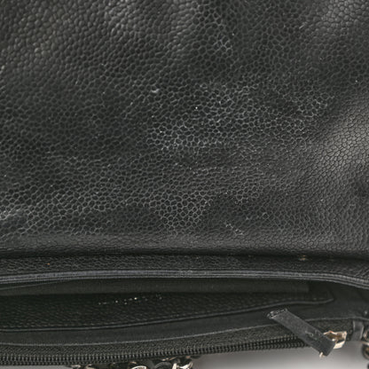 Chanel Caviar Half Moon Wallet On Chain WOC Black 14 of 14