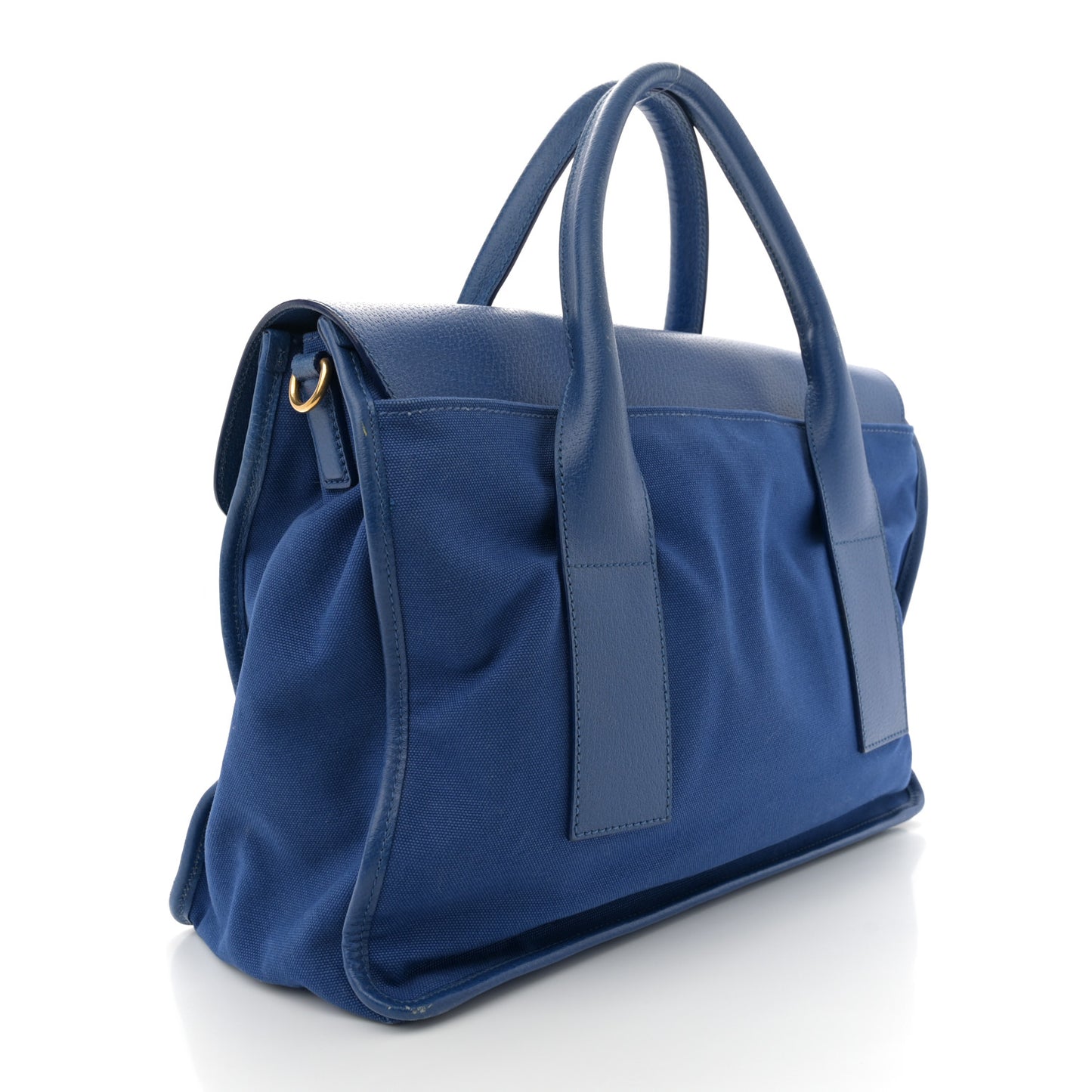 Canapa Cinghiale Flap Tote Royal