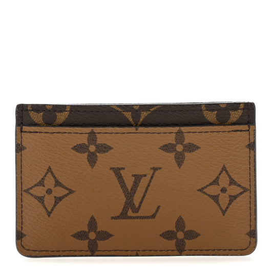 Reverse Monogram Card Holder