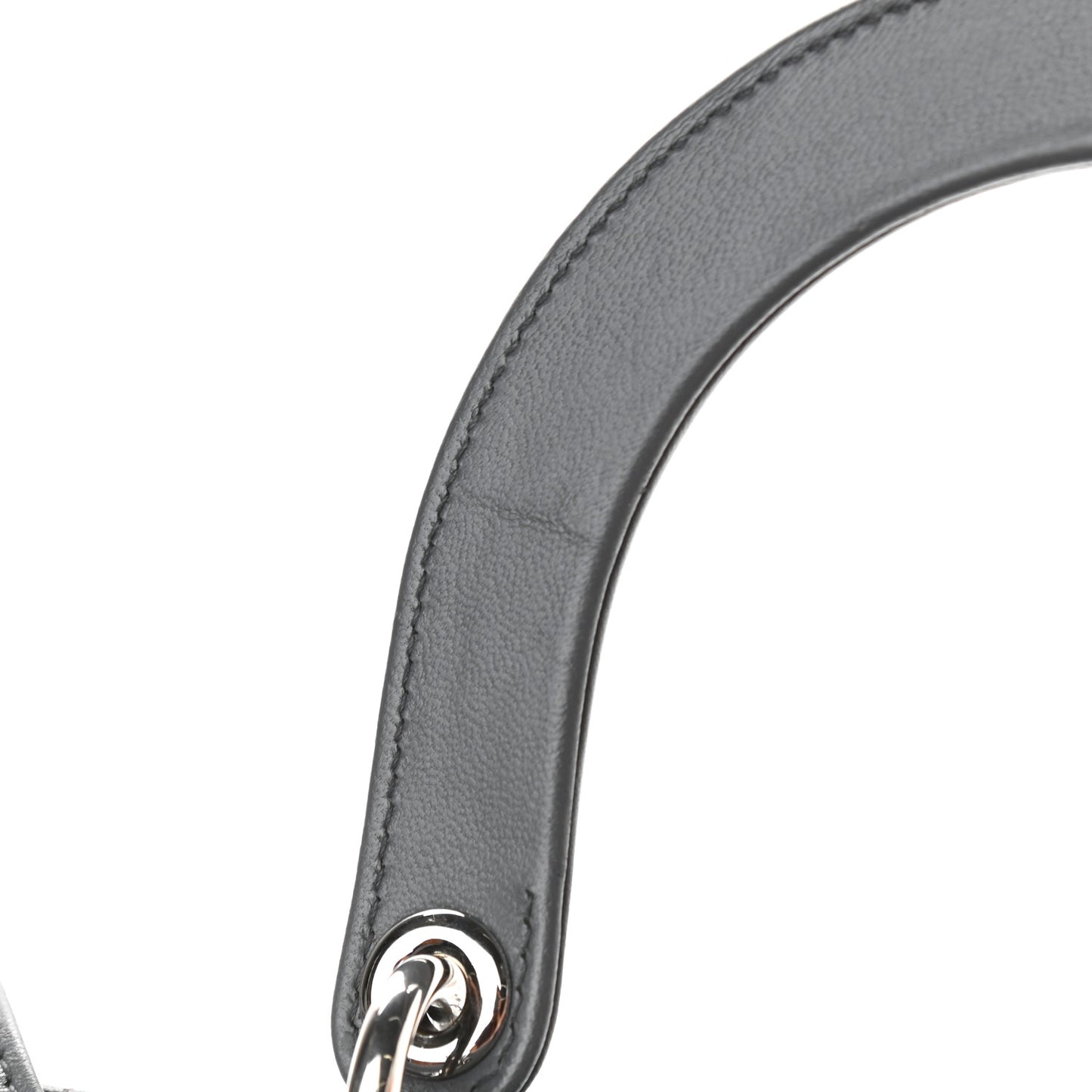 Lambskin Cannage Large Lady Dior Grey
