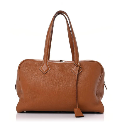 Hermes Taurillon Clemence Victoria II 35 Gold 1 of 9
