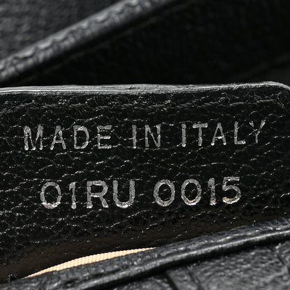 Christian Dior Shiny Goatskin Saddle Bag Black 7 of 9