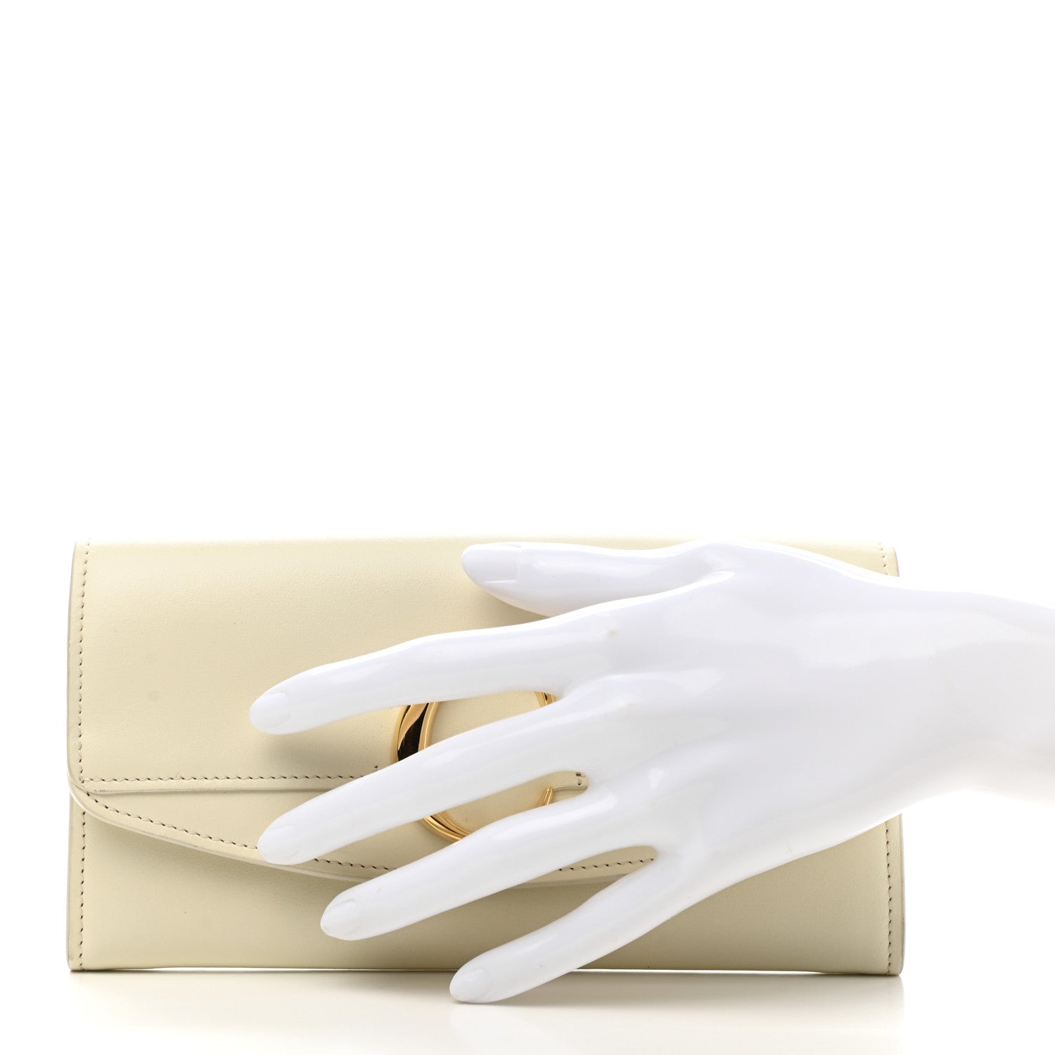 Chloe Smooth Calfskin Chloe Long Wallet Off White 2 of 9