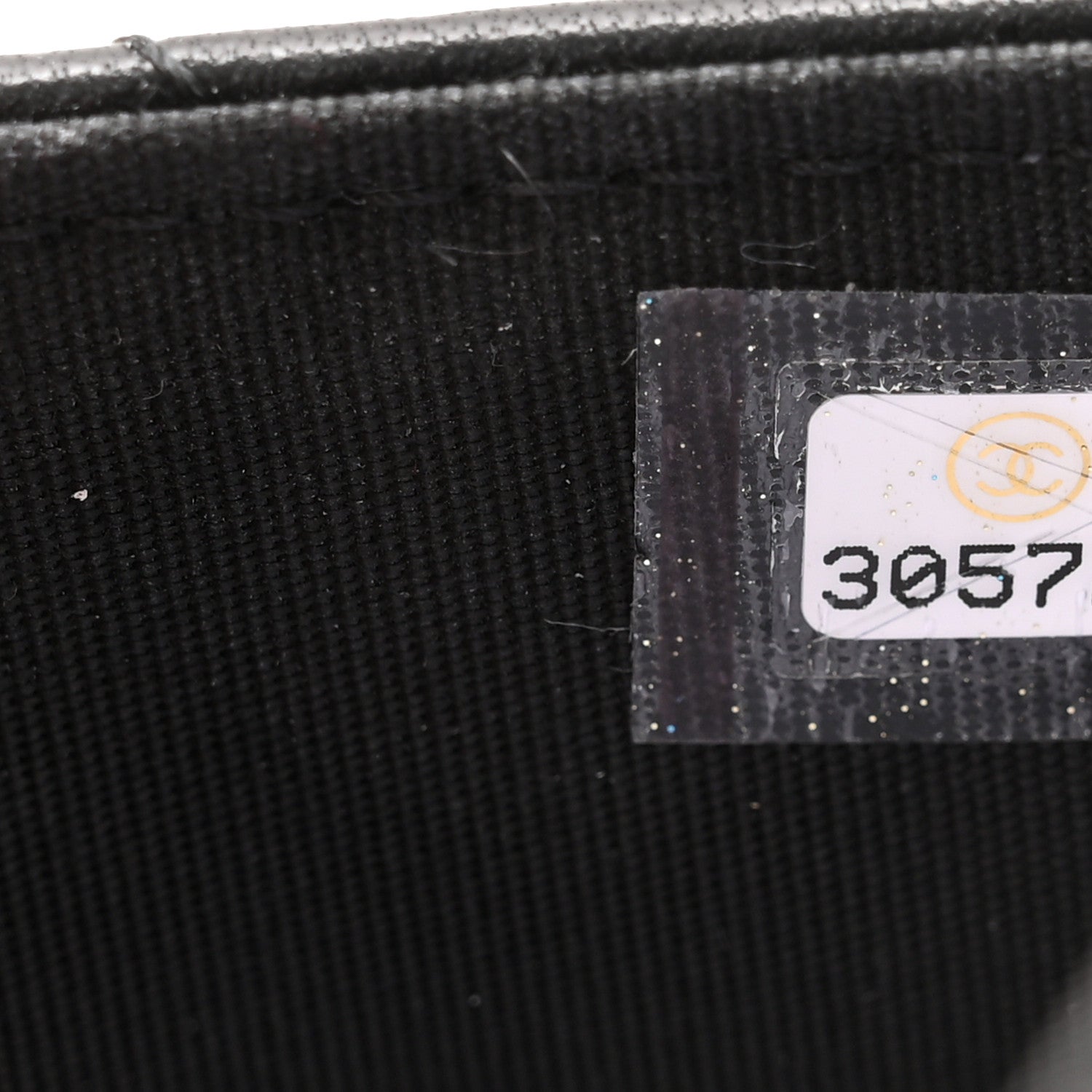 Chanel Lambskin Quilted CC Pearl Crush Wallet on Chain WOC Black 7 of 11