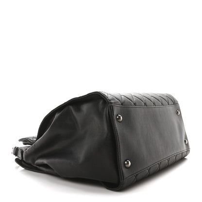 Chanel Caviar Quilted Large CC Bucket Bag Black 4 of 10