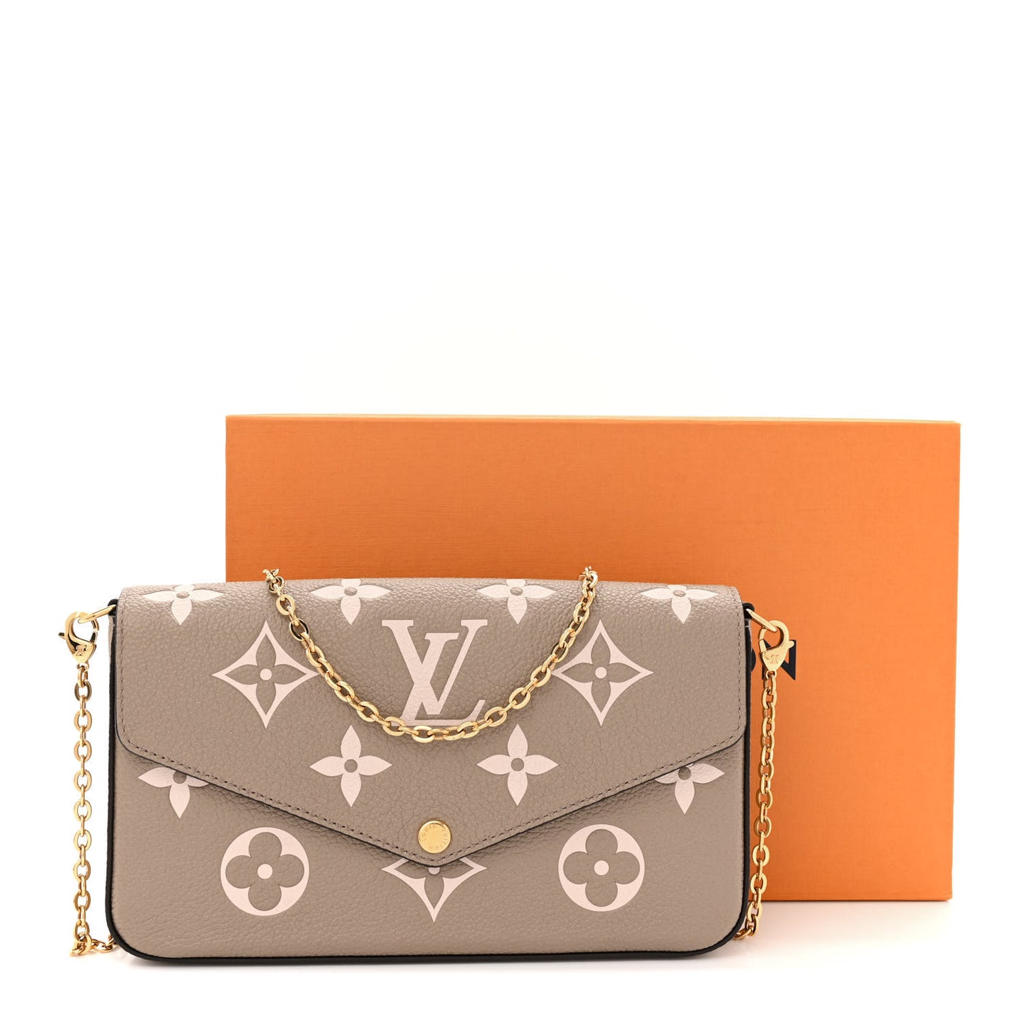 Empreinte Monogram Giant Felicie Pochette Tourterelle Creme