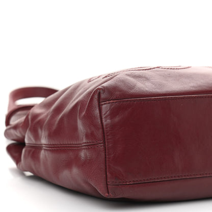 Chanel Calfskin CC Shoulder Bag Red 9 of 14