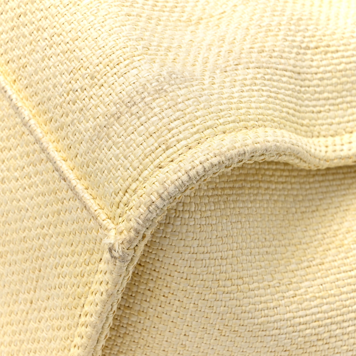 Chanel Woven Straw Raffia Medium Deauville Tote Yellow 16 of 17