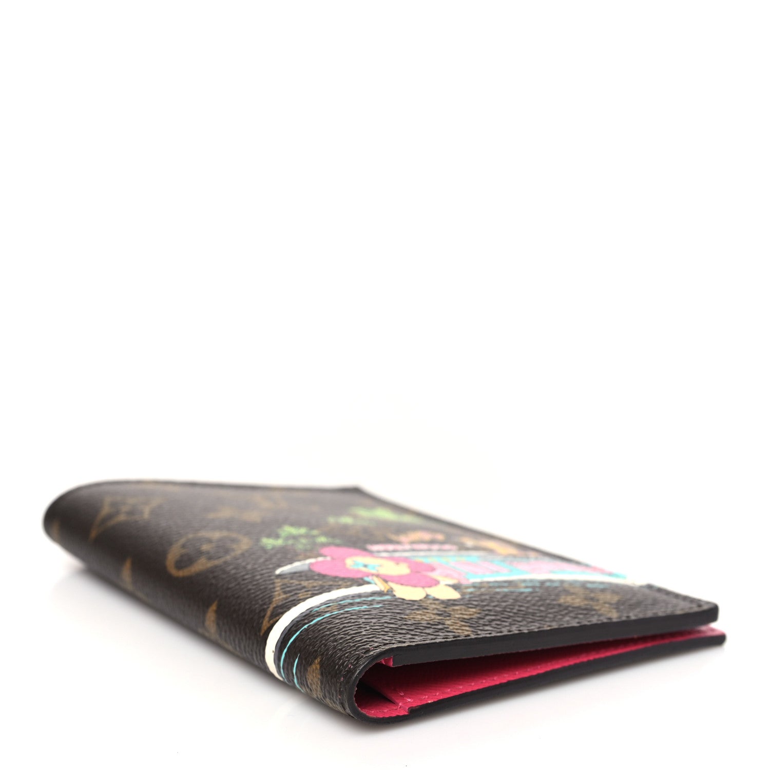 Louis Vuitton Monogram 2021 Christmas Animation Hollywood Passport Cover Fuchsia 4 of 8