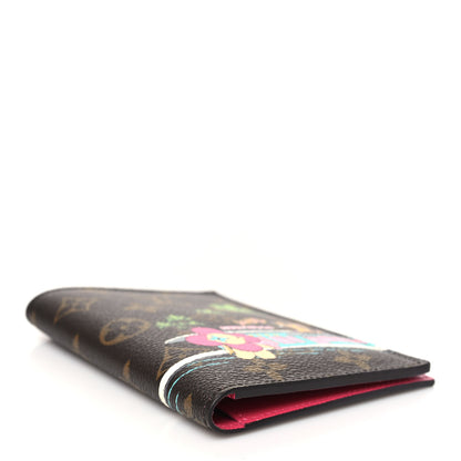 Louis Vuitton Monogram 2021 Christmas Animation Hollywood Passport Cover Fuchsia 4 of 8