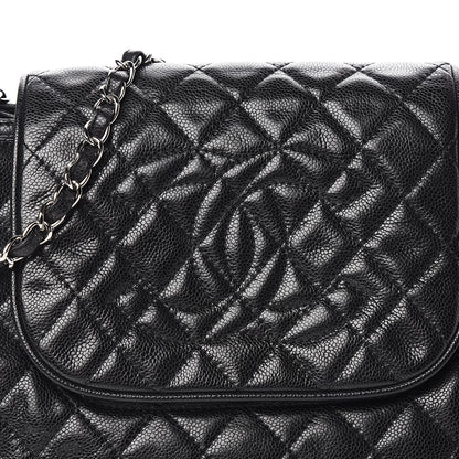 Chanel Caviar Quilted Timeless Accordion Flap Black 13 of 14