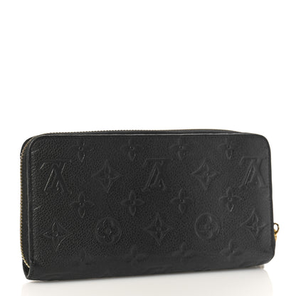 Louis Vuitton Empreinte Zippy Wallet Black 3 of 8