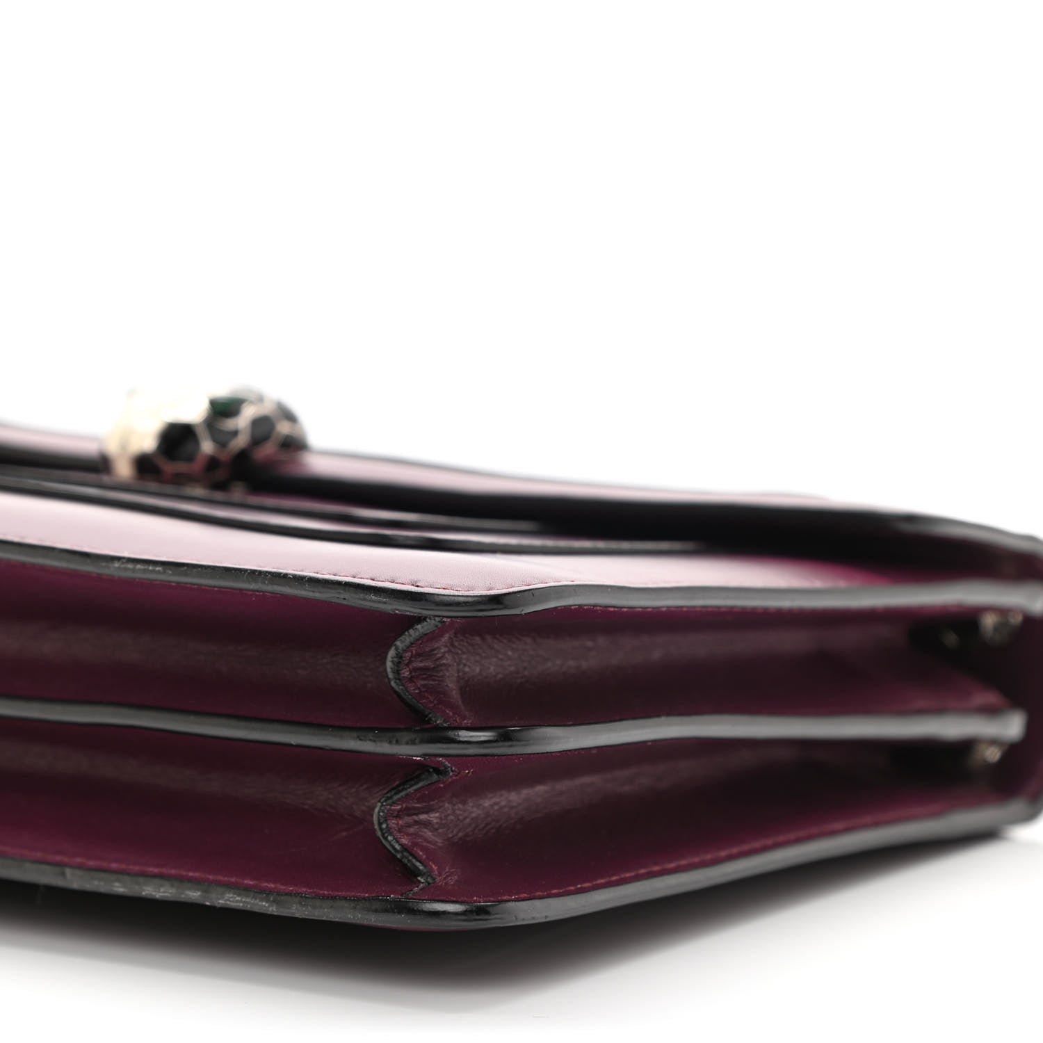 Bulgari Calfskin Serpenti Forever Shoulder Bag Bordeaux 10 of 10