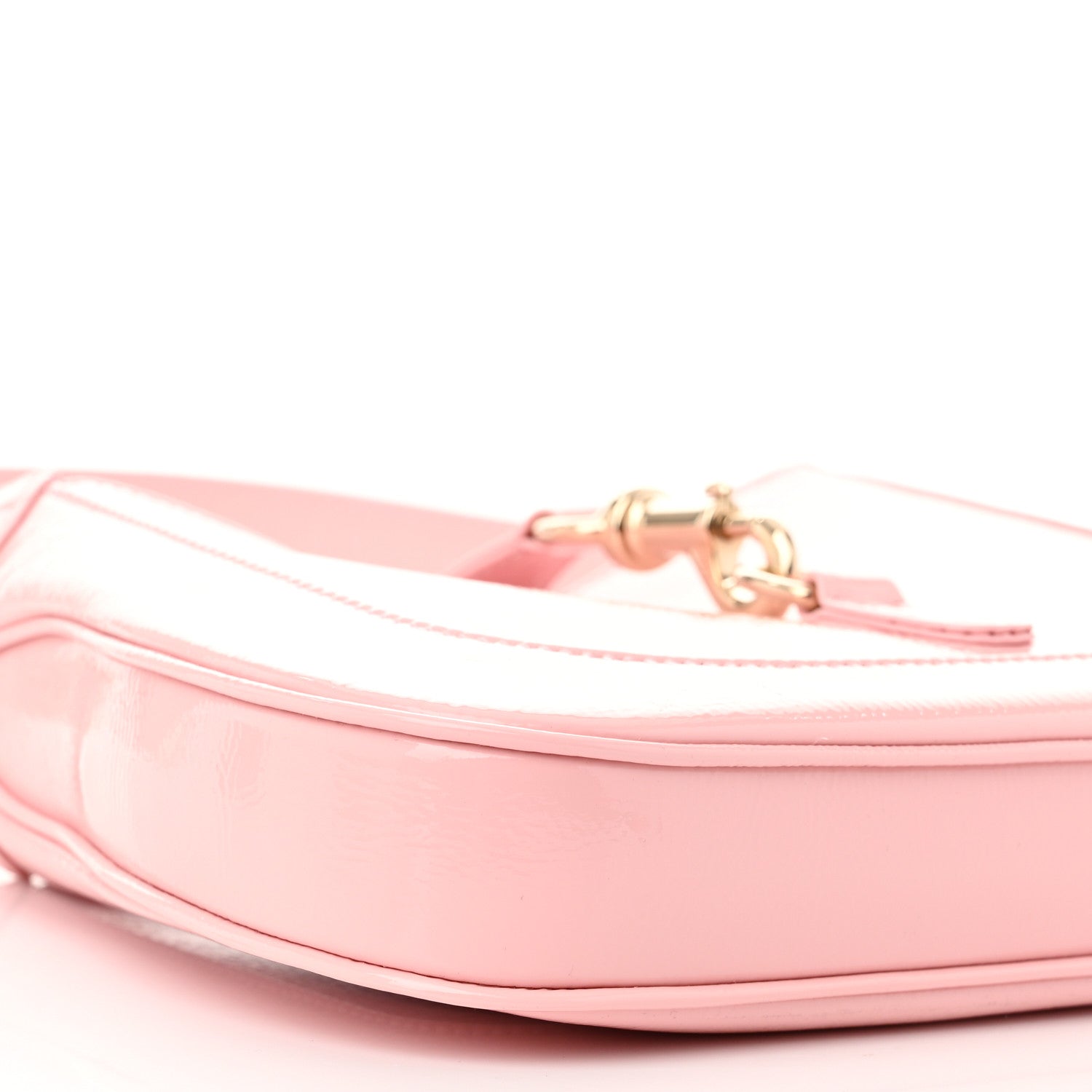 Gucci Patent Calfskin Small Jackie 1961 Hobo Light Pink 9 of 10