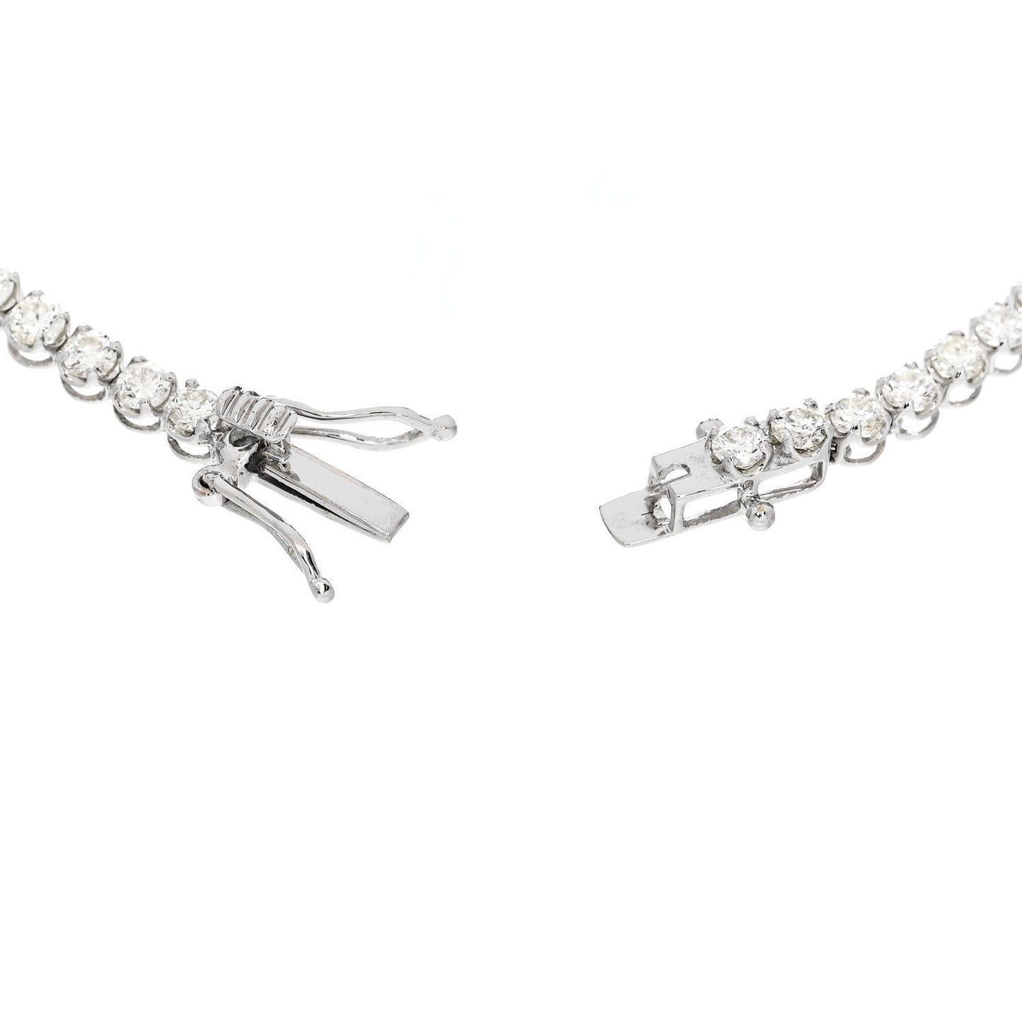 18K White Gold Diamond 1.35ctw Tennis Bracelet