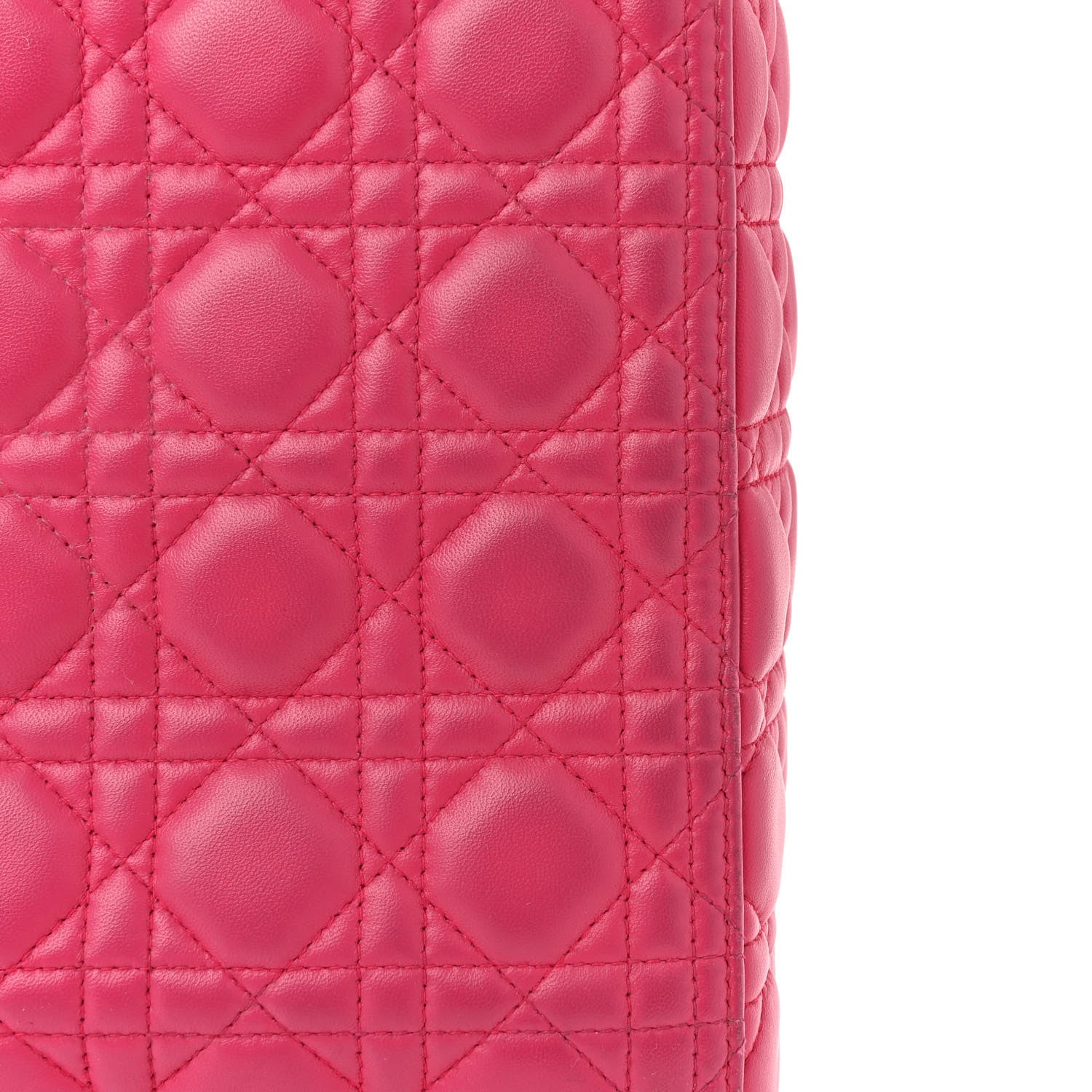 Christian Dior Lambskin Cannage Large Lady Dior Pink 23 of 23