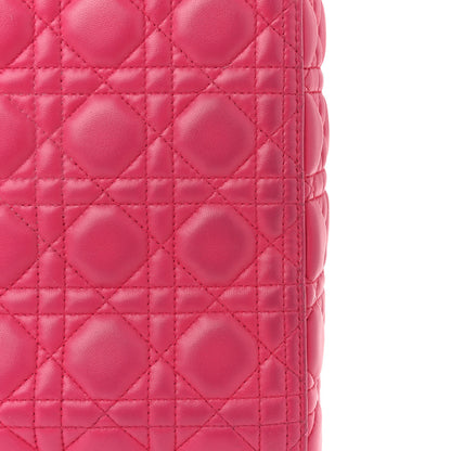 Christian Dior Lambskin Cannage Large Lady Dior Pink 23 of 23
