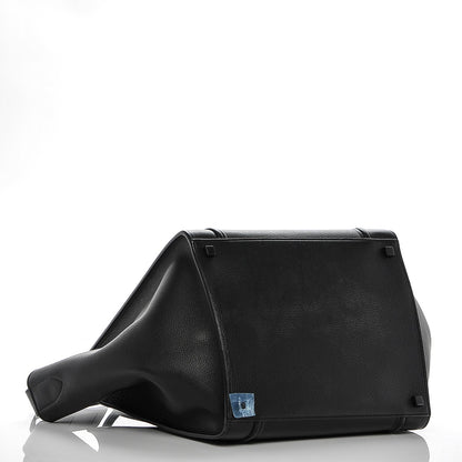 Celine Supple Calfskin Medium Phantom Luggage Black 4 of 7