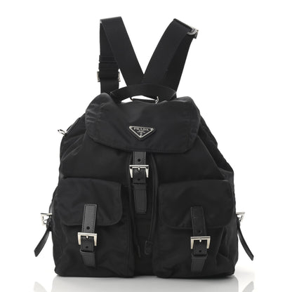 Prada Re-Nylon Saffiano Medium Backpack Black 3 of 14