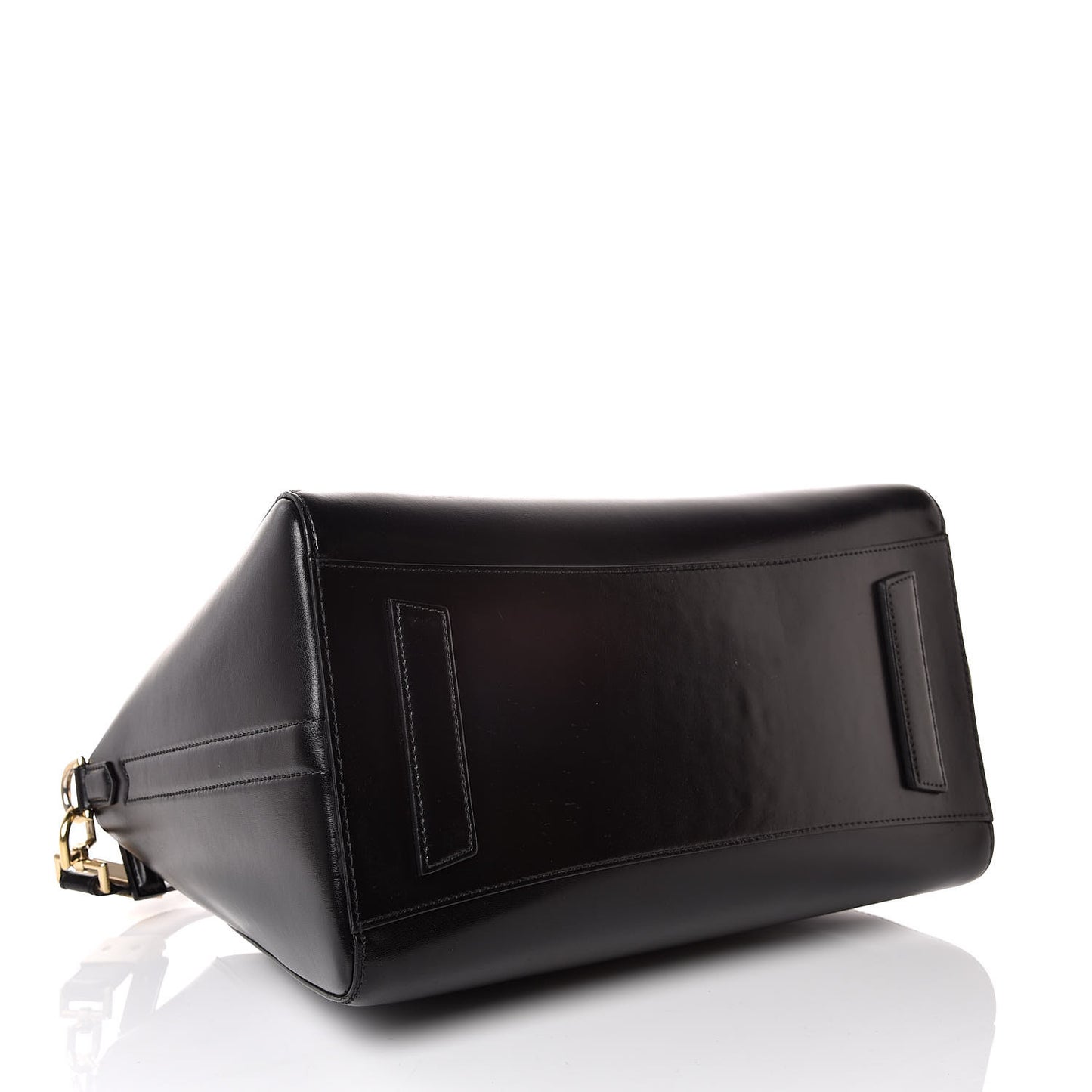 Shiny Lord Calfskin Medium Antigona Black