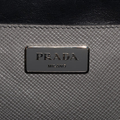 Prada Saffiano Cuir Front Pocket Tote Marmo 9 of 10