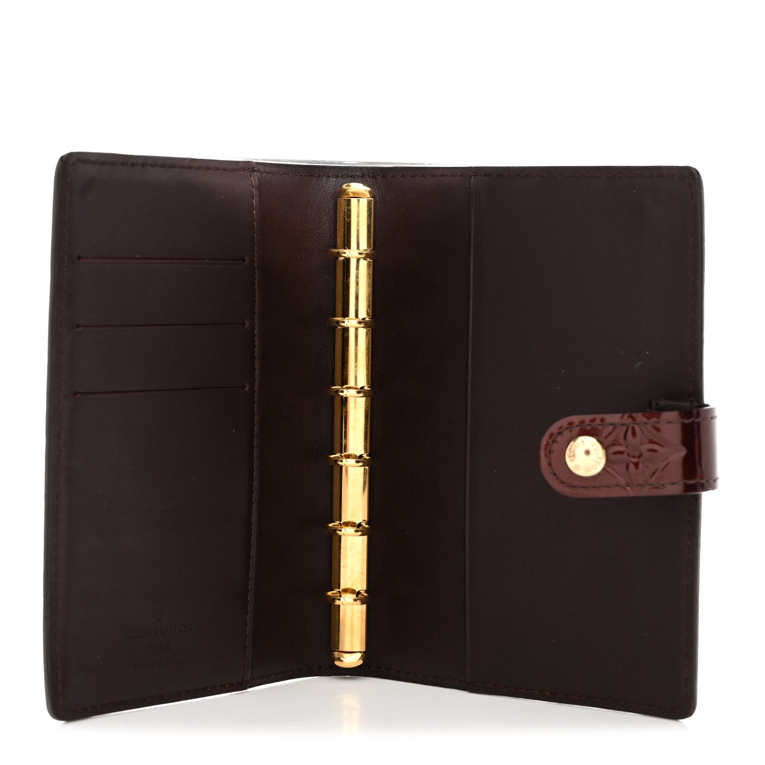 Louis Vuitton Vernis Small Ring Agenda Cover Amarante 5 of 6