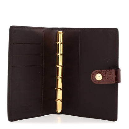 Louis Vuitton Vernis Small Ring Agenda Cover Amarante 5 of 6