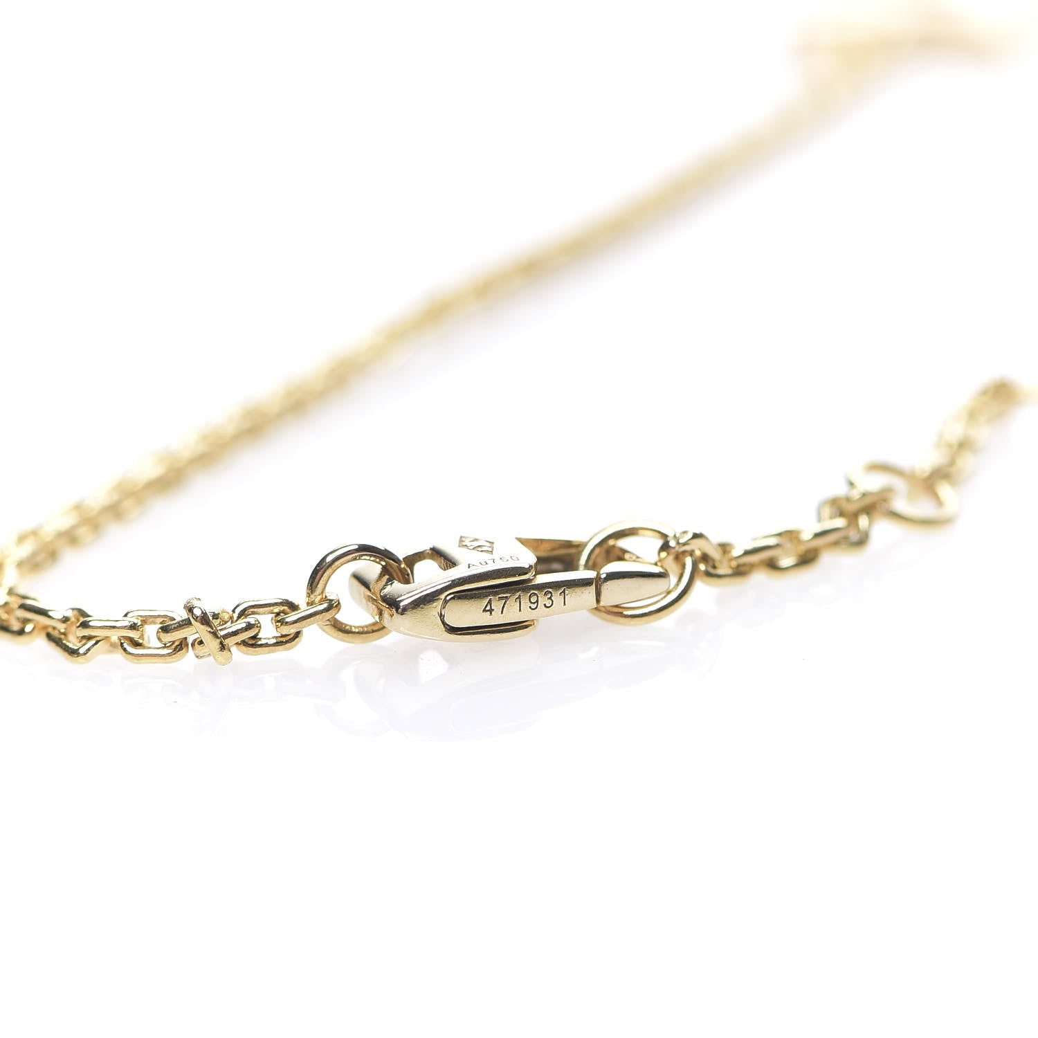 Louis Vuitton 18K Yellow Gold Diamond Idylle Blossom LV Bracelet 5 of 7