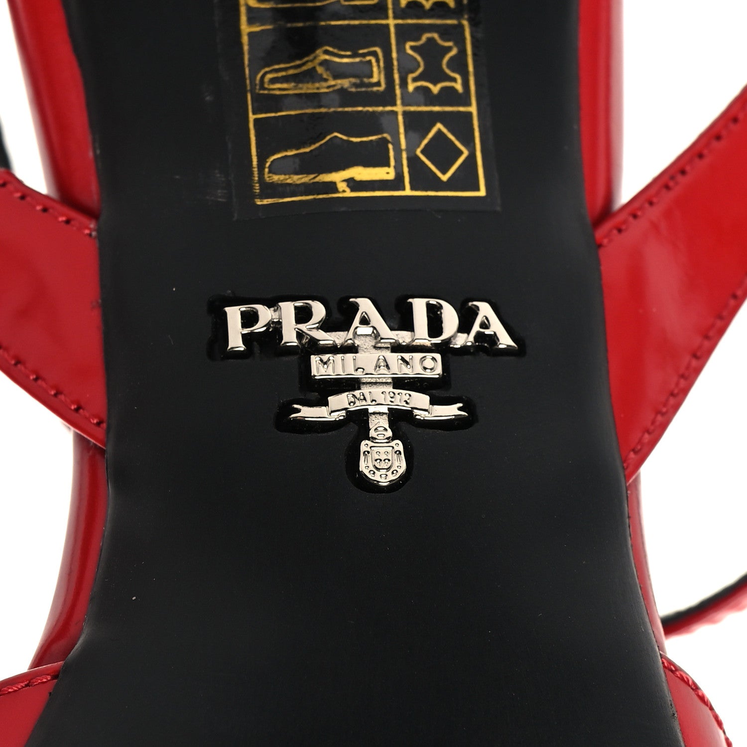 Prada Spazzolato Pointed Toe T-Strap 55mm Slingback Pumps 39 Rosso 7 of 8