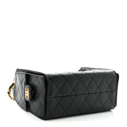 Chanel Caviar Quilted Mini Chanel 25 Handbag Black 4 of 10