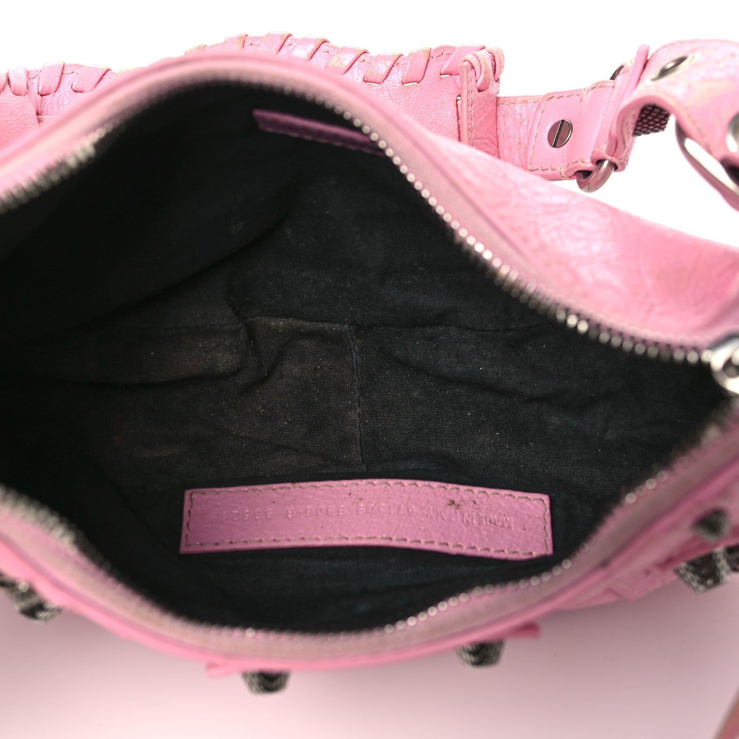 Balenciaga Agneau Arena Le Cagole Shoulder Bag XS Candy Pink 6 of 18