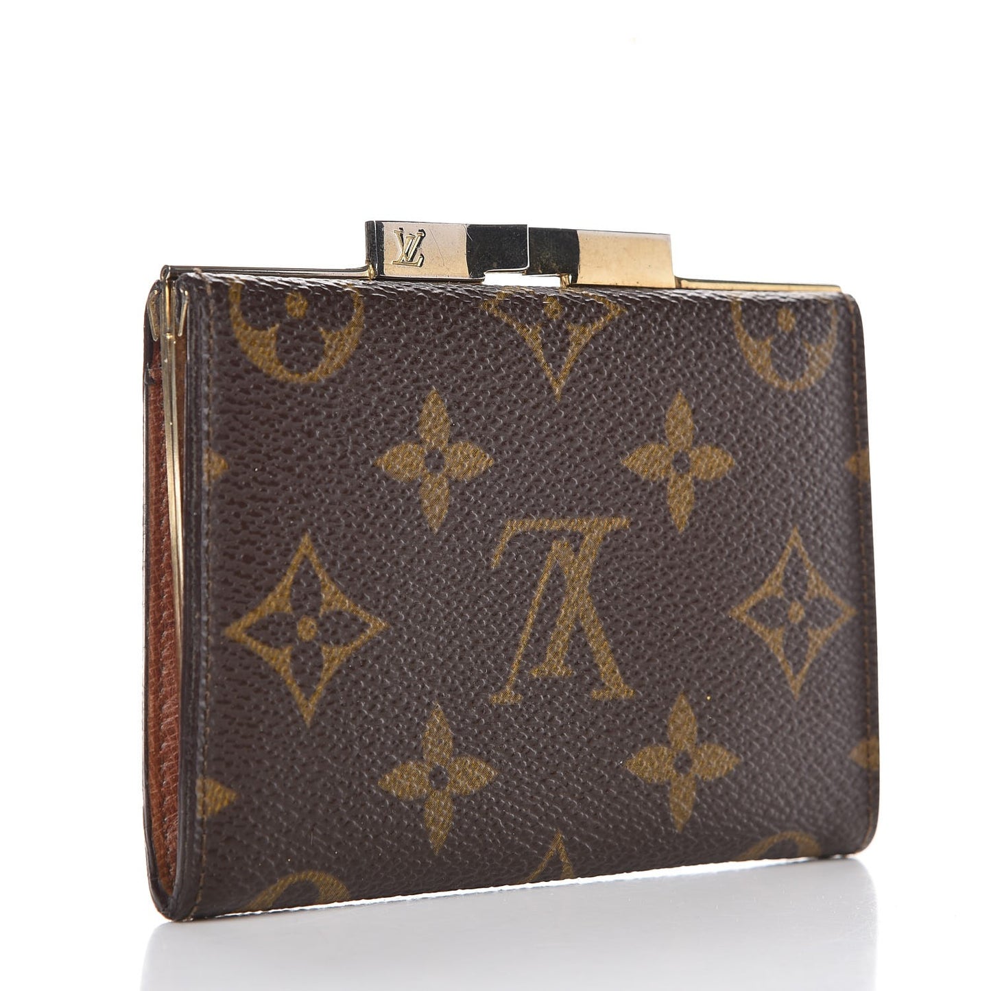 Monogram French Kiss Lock Coin Purse