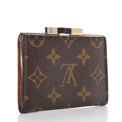 Louis Vuitton Monogram French Kiss Lock Coin Purse 3 of 7