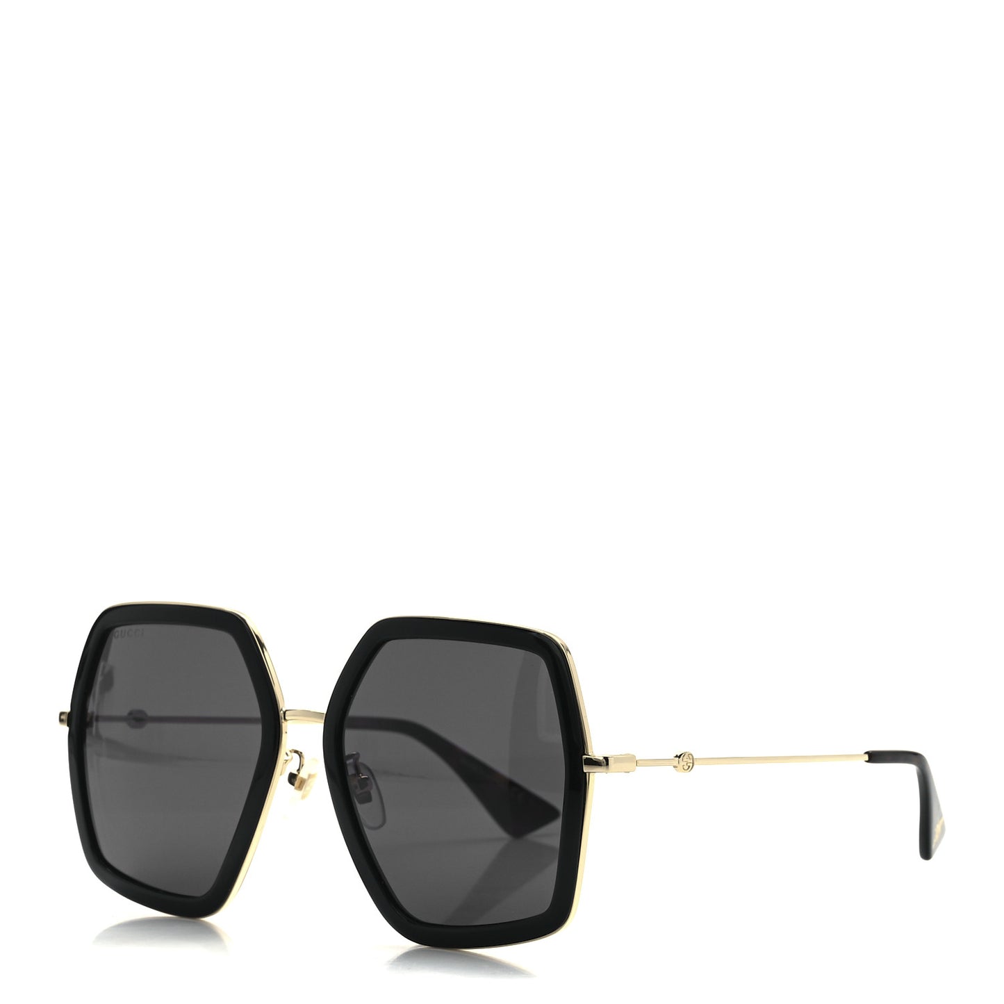 Acetate Oversize Square Frame GG0106S Sunglasses Black