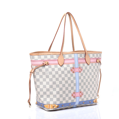Louis Vuitton Damier Azur Summer Trunks Neo Neverfull MM 3 of 10