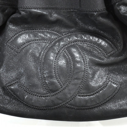 Chanel Leather Stretch Spirit Large Cabas Tote Black 1 of 2