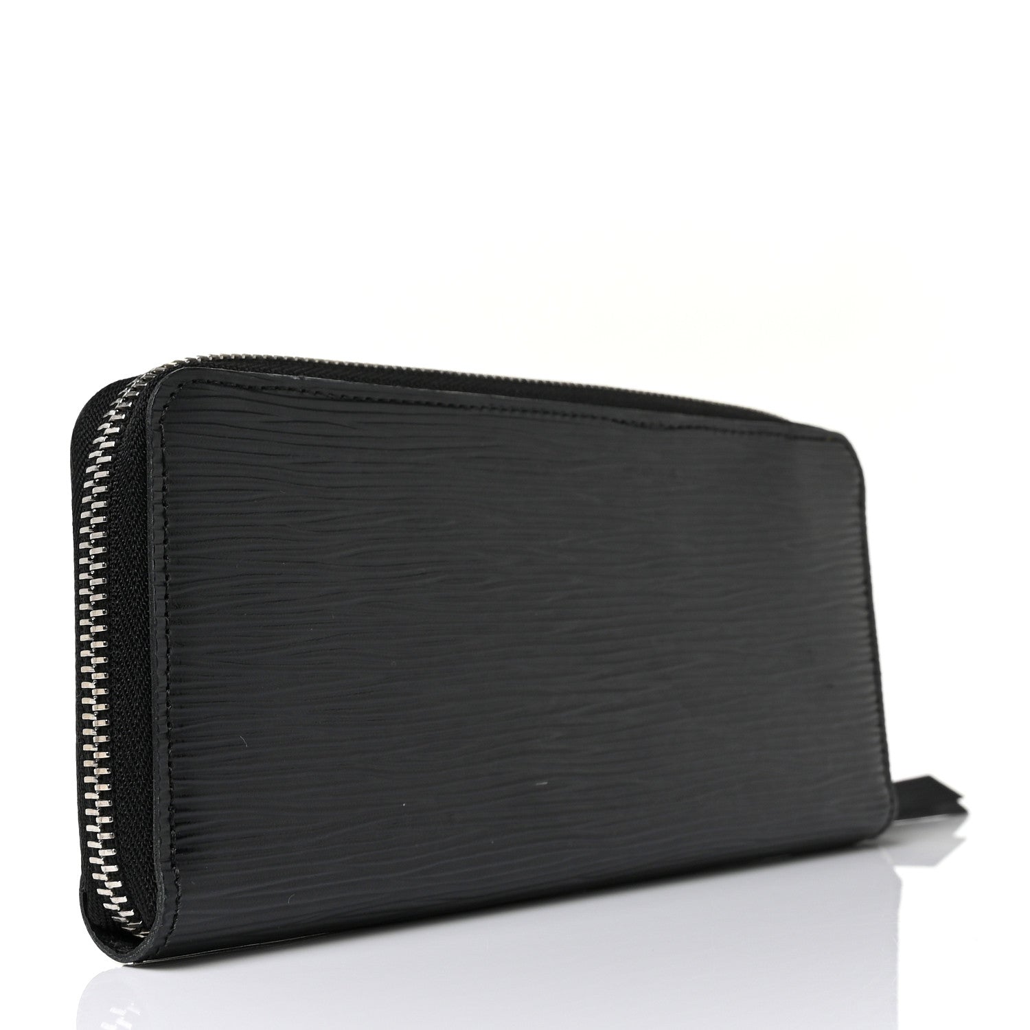 Louis Vuitton Epi Clemence Wallet Black 3 of 8