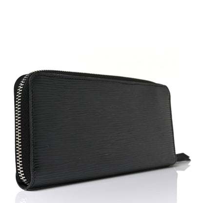 Louis Vuitton Epi Clemence Wallet Black 3 of 8