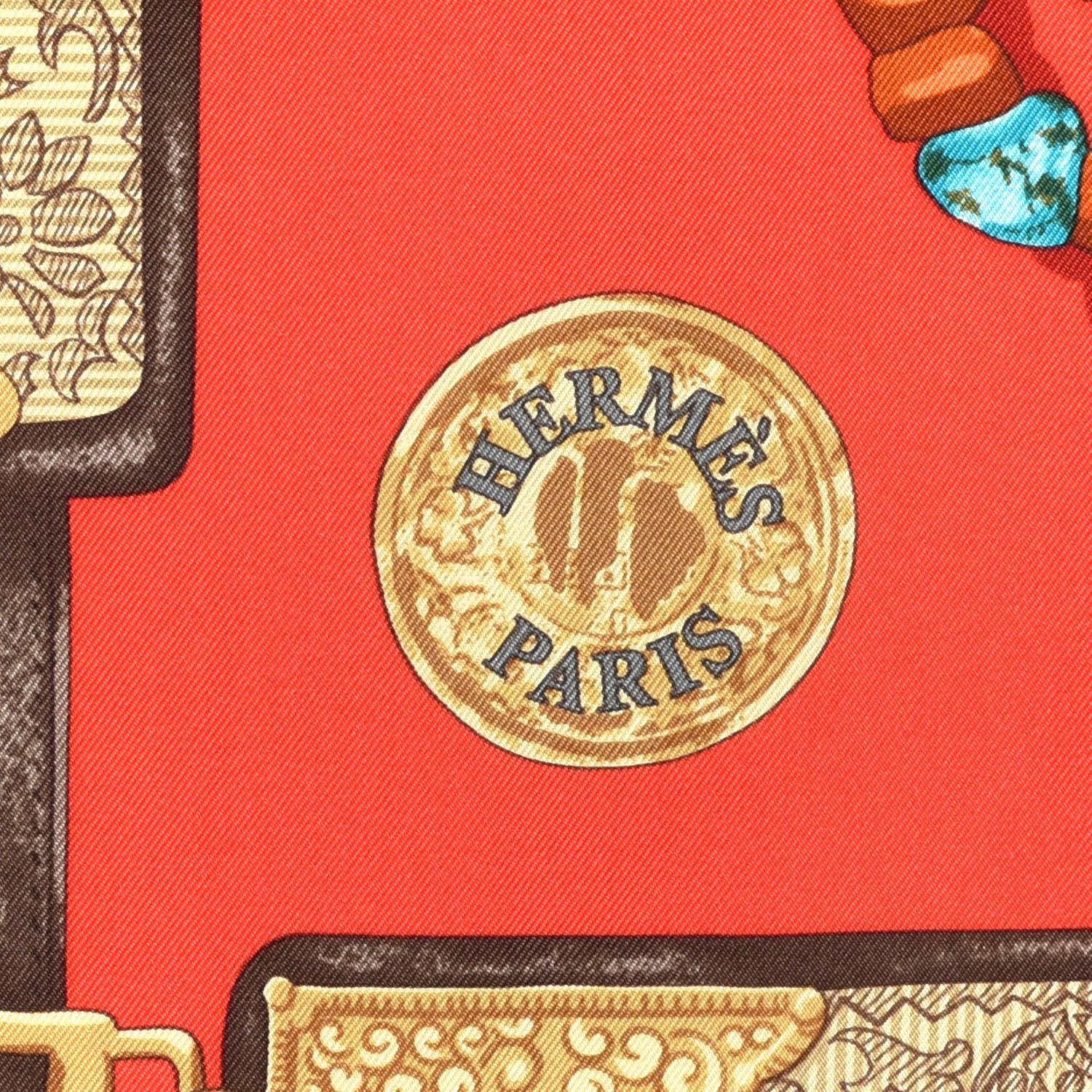 Hermes Silk Scarf 90 4 of 5