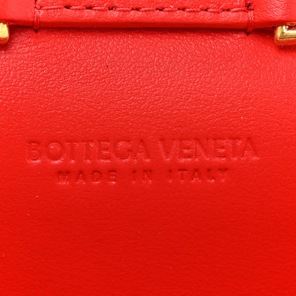 Bottega Veneta Nappa Intrecciato Trio Card Case On Chain Redstone 9 of 9