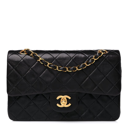 Chanel Lambskin Quilted Small Double Flap Black 1 of 14