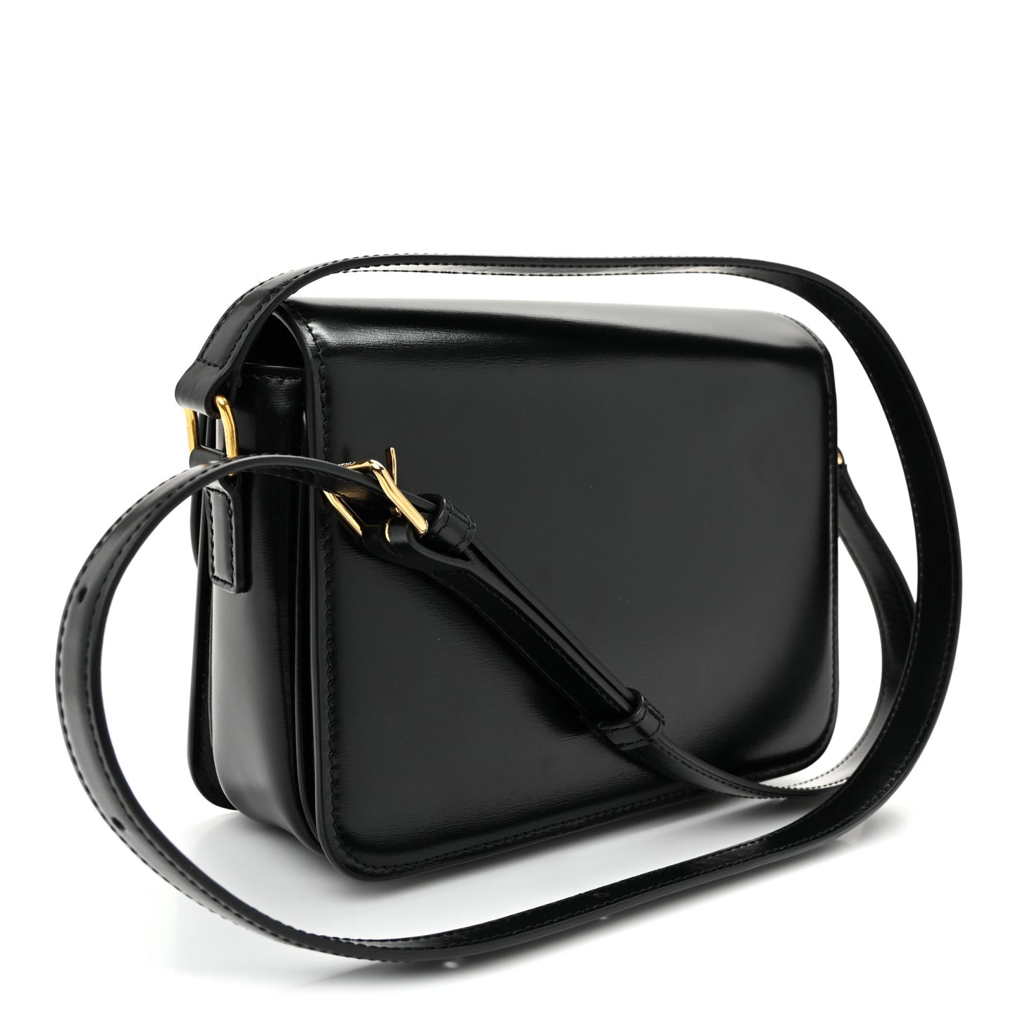 Shiny Calfskin Teen Triomphe Black