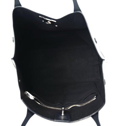 Louis Vuitton Calfskin Lockme Go Tote Black 10 of 15