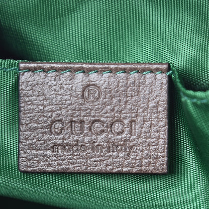 Gucci Soft GG Supreme Monogram Calfskin Large Ophidia Cosmetic Case Beige Ebony New Acero 8 of 10