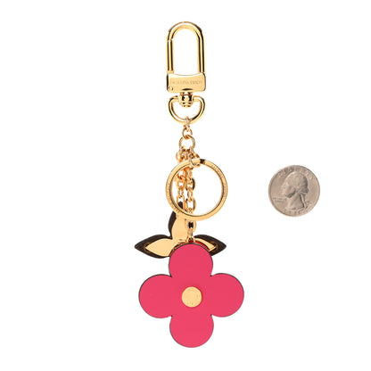 Louis Vuitton Monogram Blooming Flowers Bag Charm Key Holder Brown 2 of 5