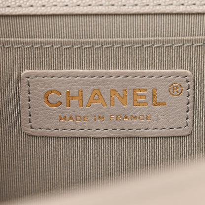 Chanel Caviar Quilted Medium Boy Flap Grey 6 of 11