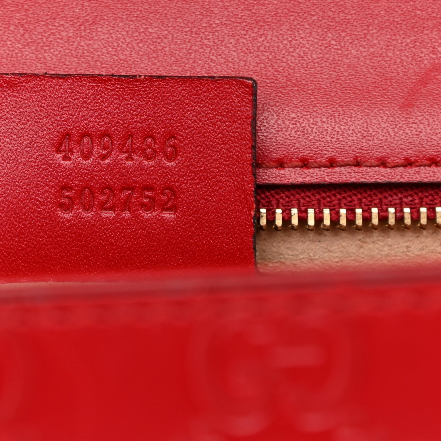 Gucci Guccissima Medium Padlock Shoulder Bag Hibiscus Red 7 of 12
