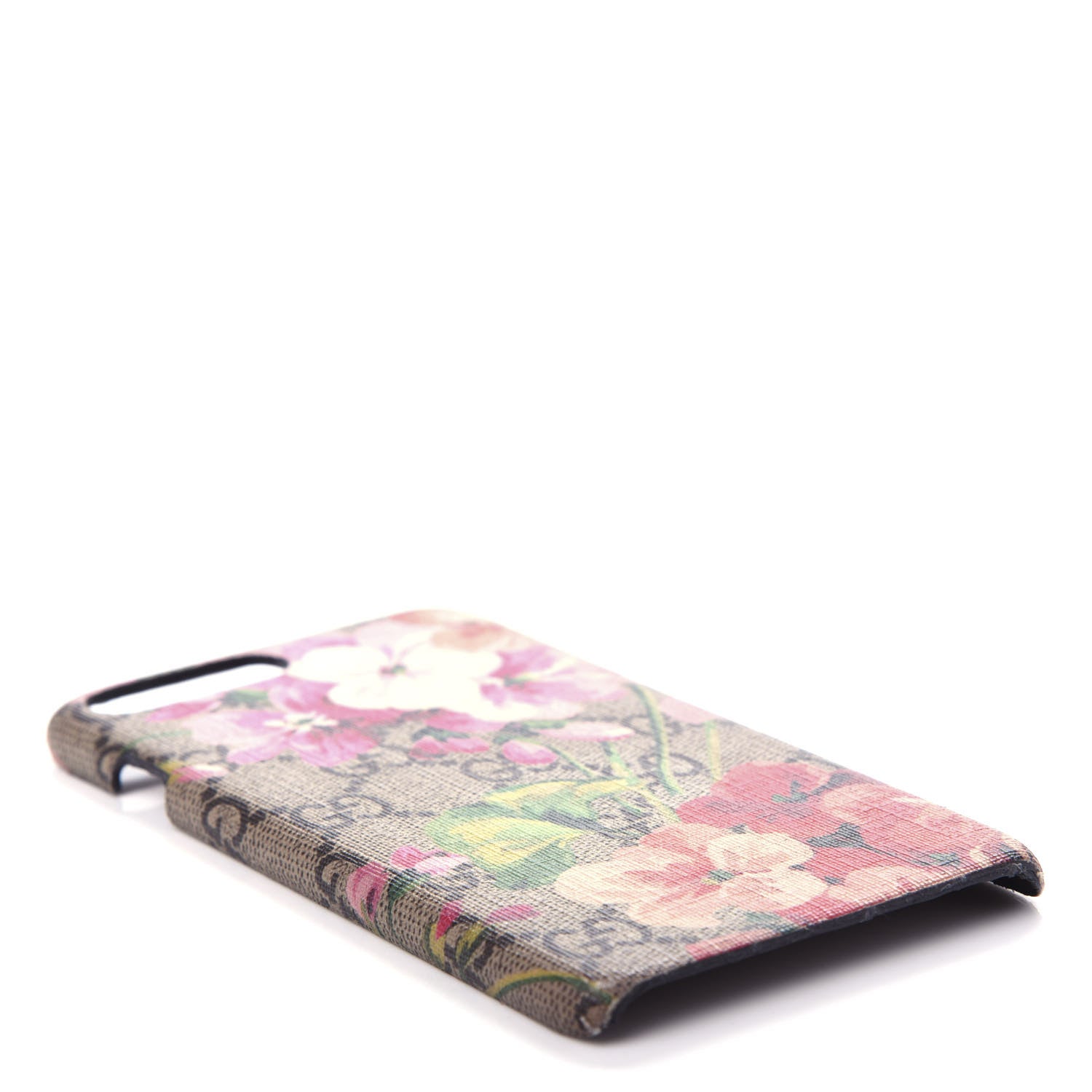 Gucci GG Supreme Monogram Blooms iPhone 8 Plus Case Beige Multicolor Dry Rose 4 of 10