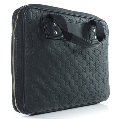 Gucci Rubber Guccissima Medium Computer Case Black 3 of 9